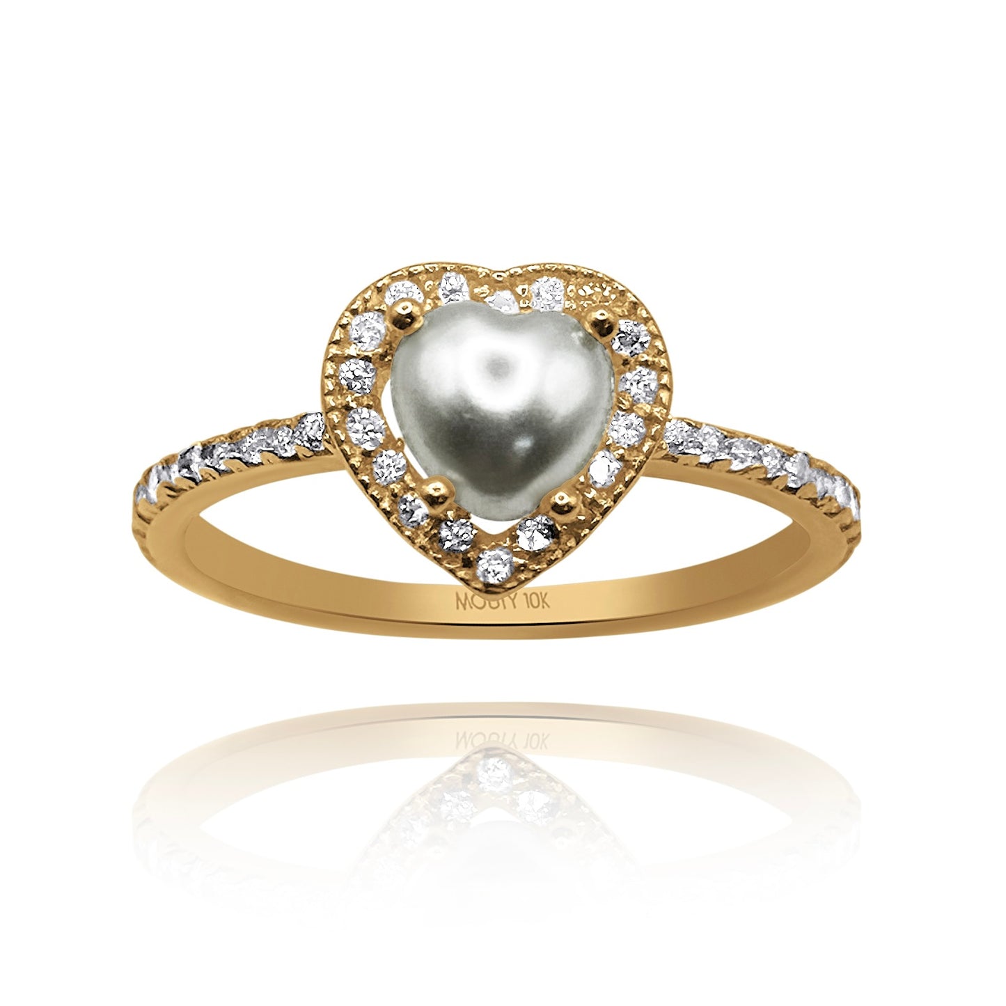 Anillo de compromiso en oro
