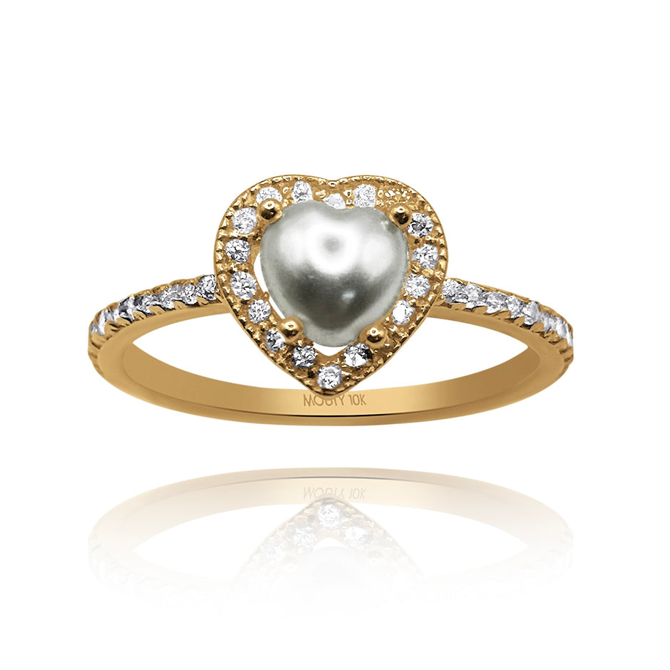 Anillo de compromiso en oro