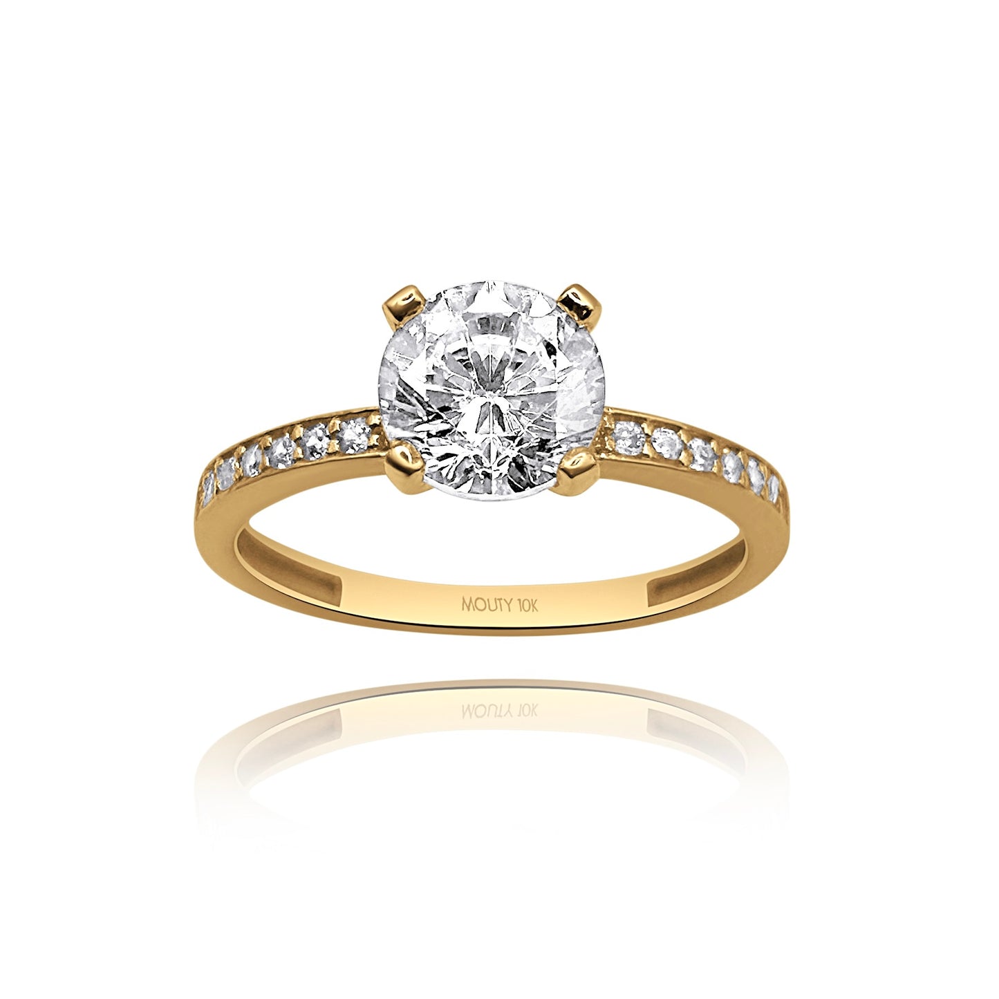 Anillo de compromiso en oro