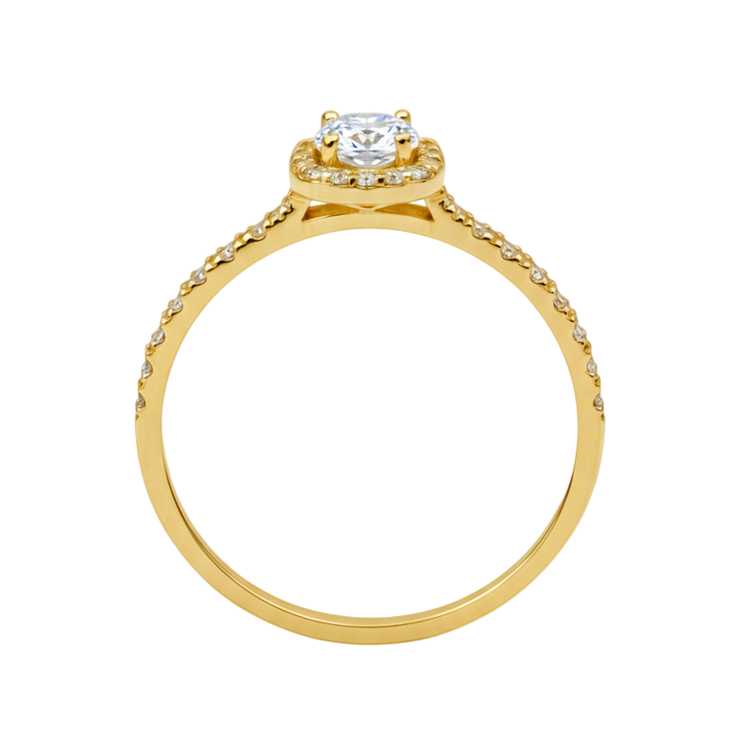 Anillo Alondra en oro 0.25 ct