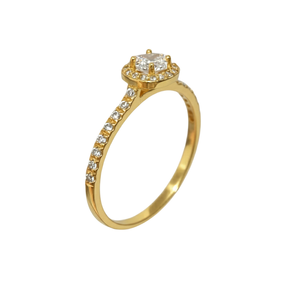 Anillo Alondra en oro 0.25 ct
