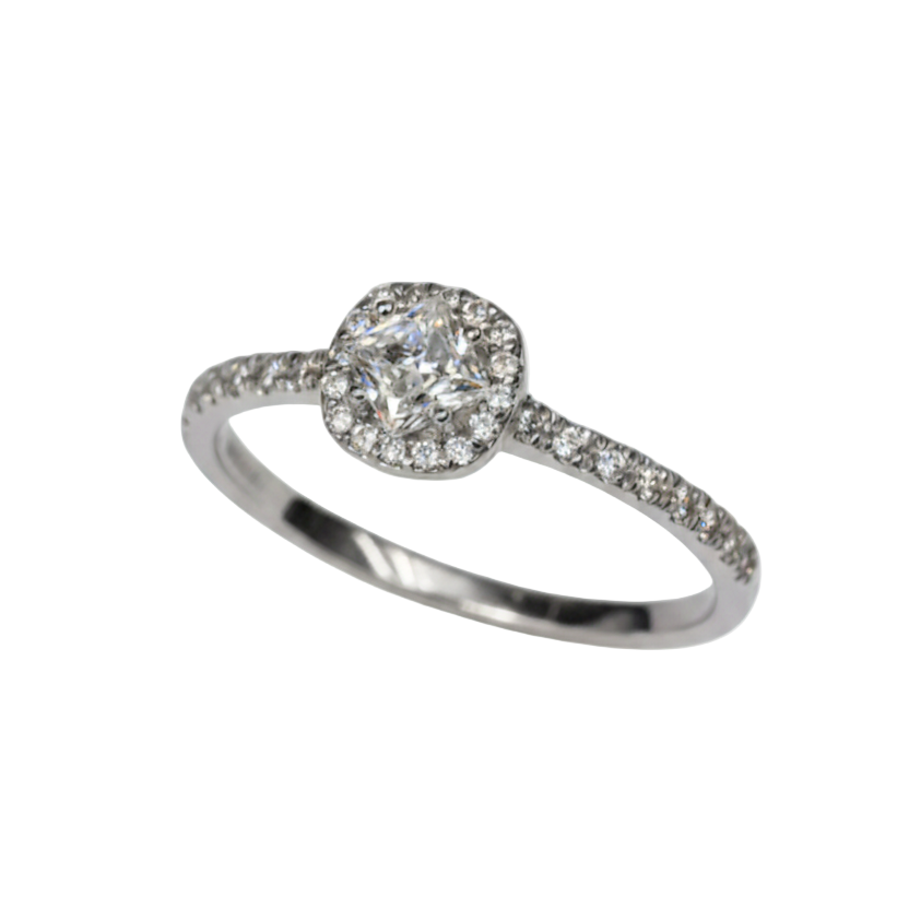 Anillo Alondra en oro 0.25 ct