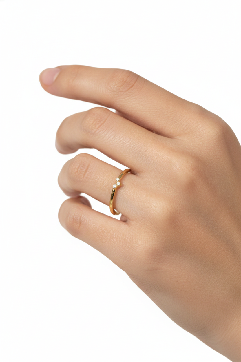 Anillo Angeline en oro 0.005 ct