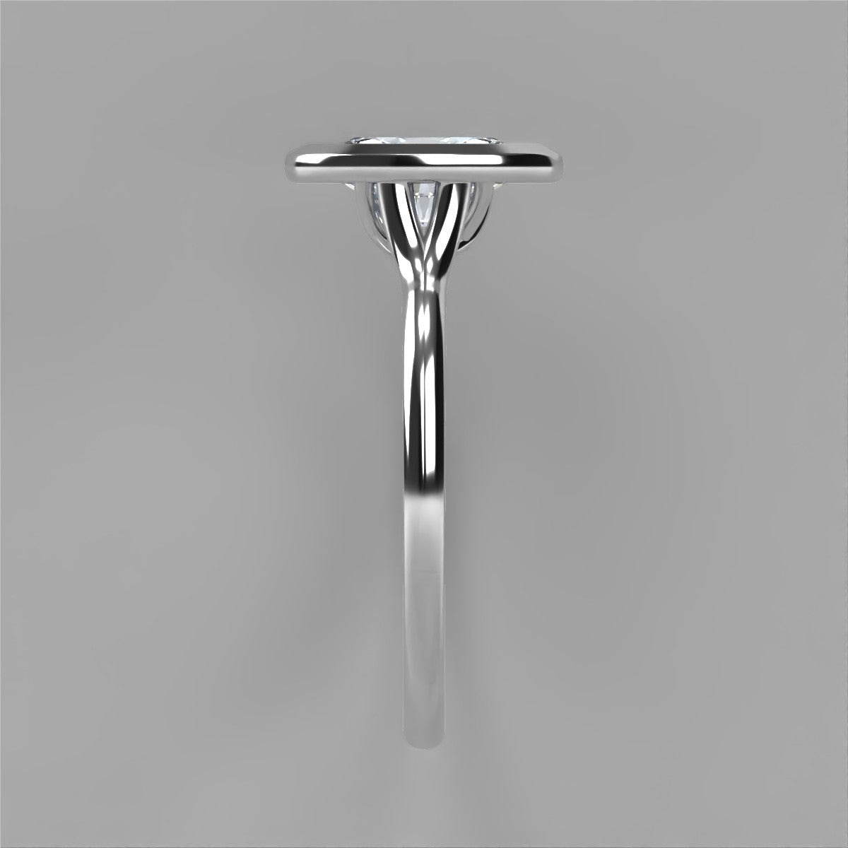 Anillo Anya en oro corte oval