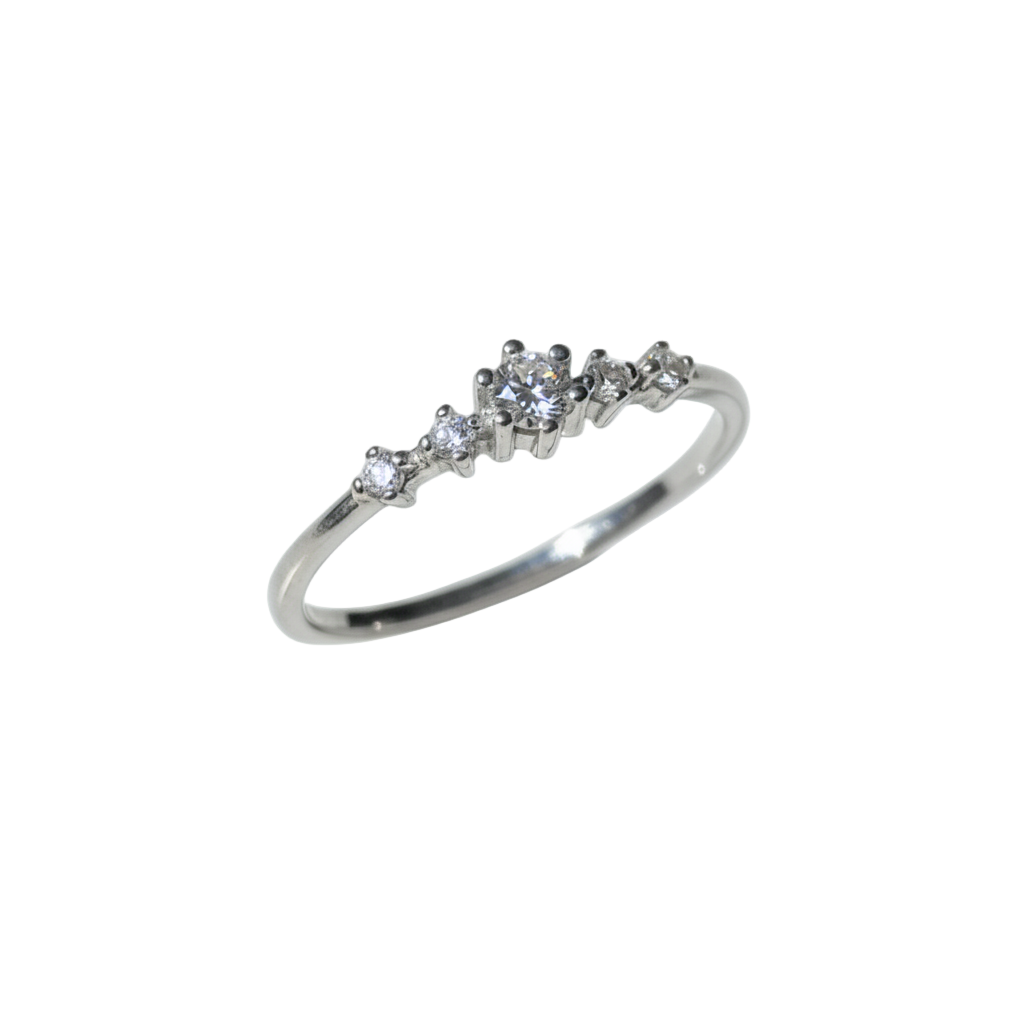 Anillo Ariana en oro 0.10 ct
