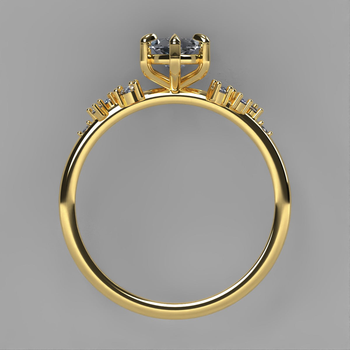 Anillo Ariel en oro