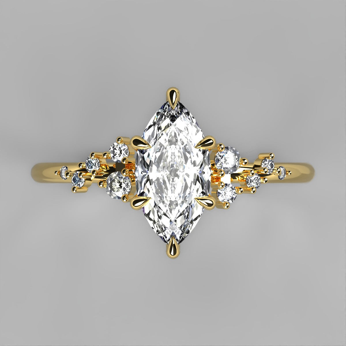 Anillo Ariel en oro