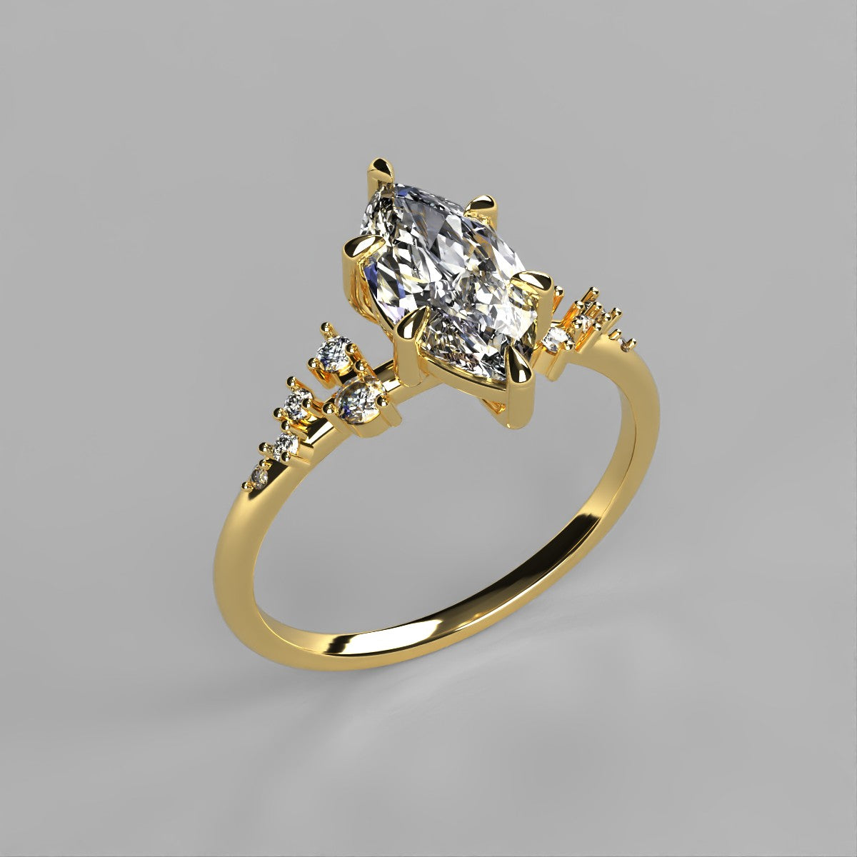 Anillo Ariel en oro