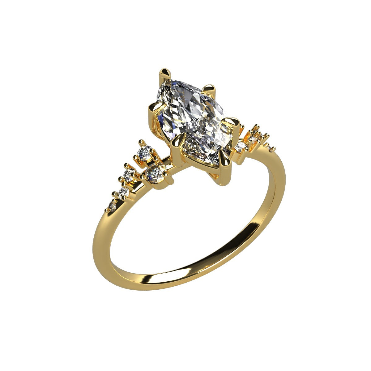 Anillo Ariel en oro