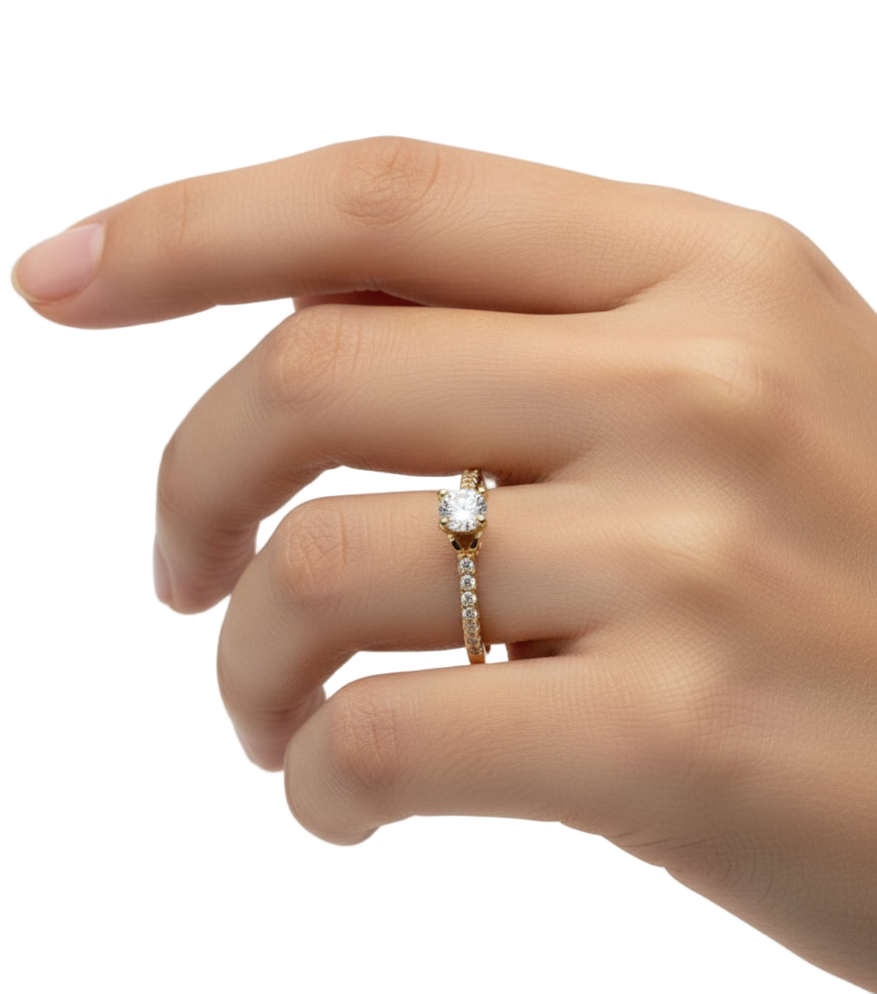 Anillo Arnel en oro 0.50 ct