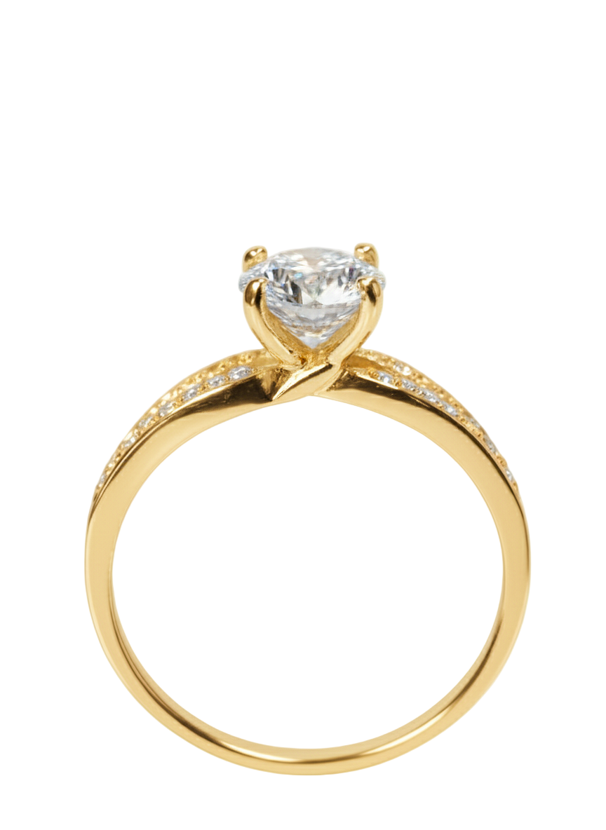 Anillo Athenas en oro 1.00 ct