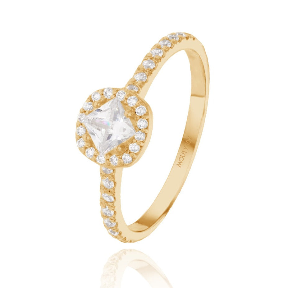 Anillo Alondra en Oro .25 ct