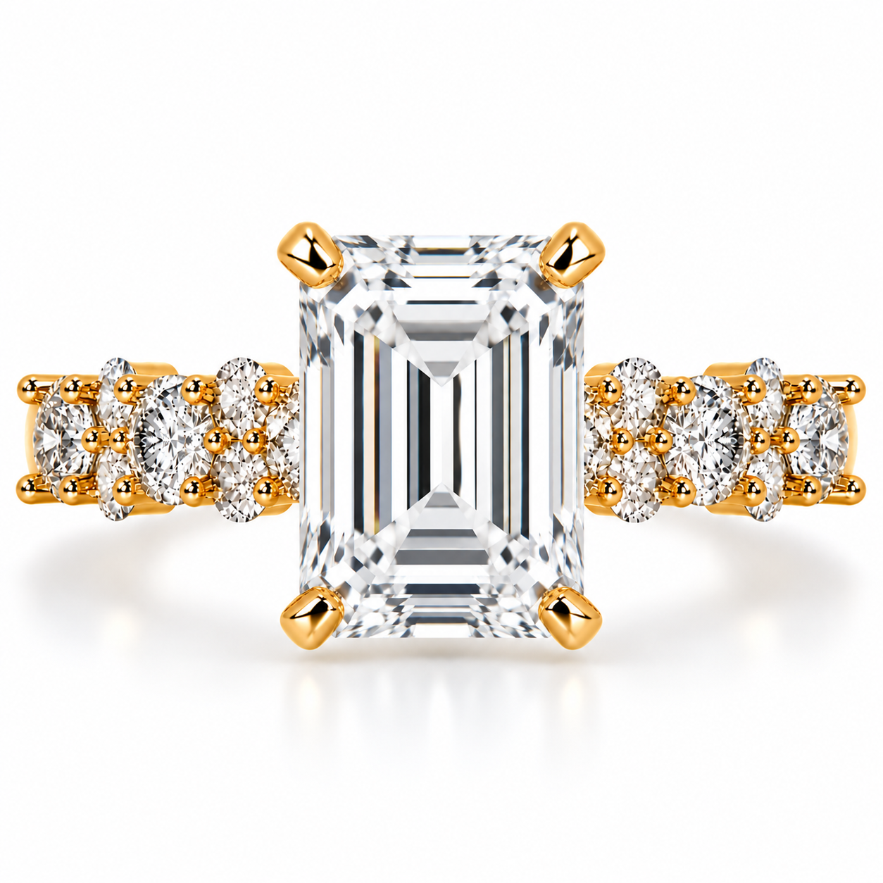 Anillo Danna en oro 18k con diamante de laboratorio IGI