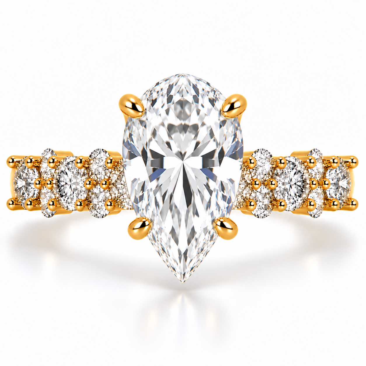 Anillo Danna en oro 18k con diamante de laboratorio IGI