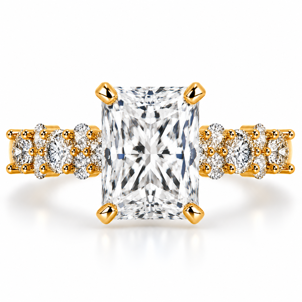 Anillo Danna en oro 18k con diamante de laboratorio IGI