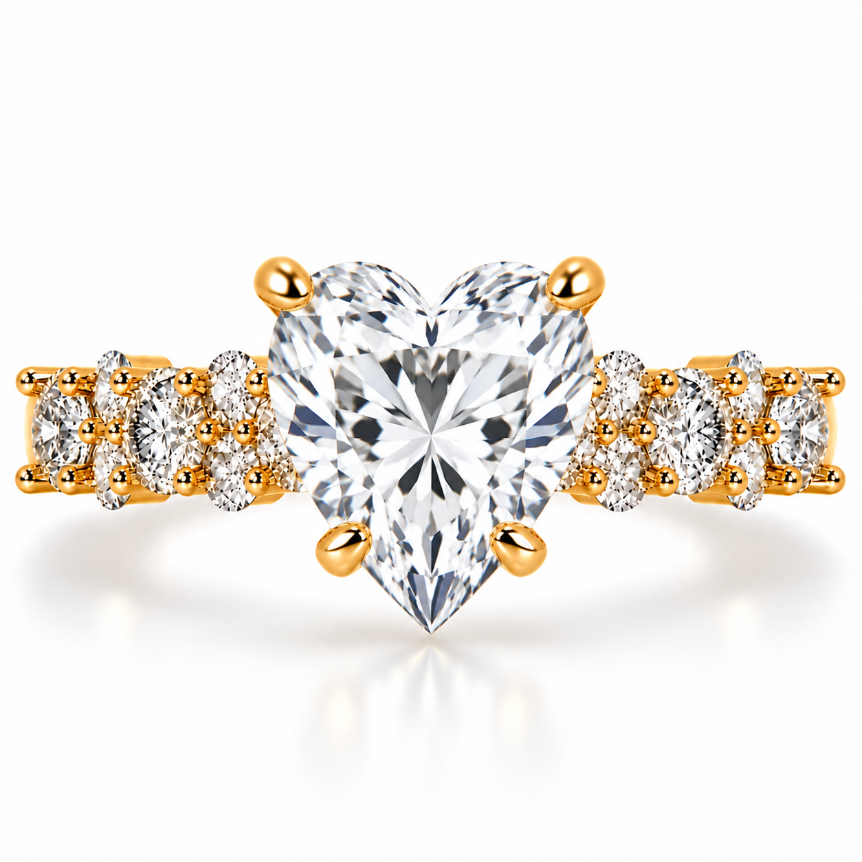 Anillo Danna en oro 18k con diamante de laboratorio IGI