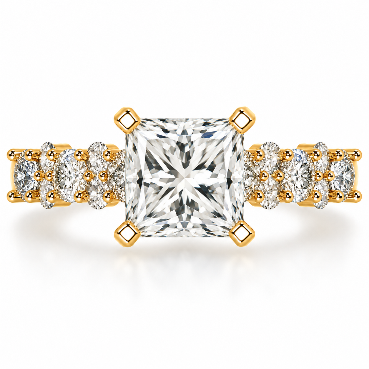 Anillo Danna en oro 18k con diamante de laboratorio IGI
