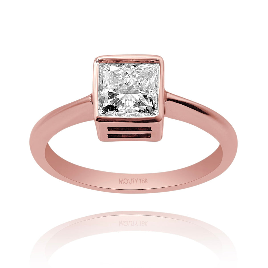 Anillo de compromiso en oro