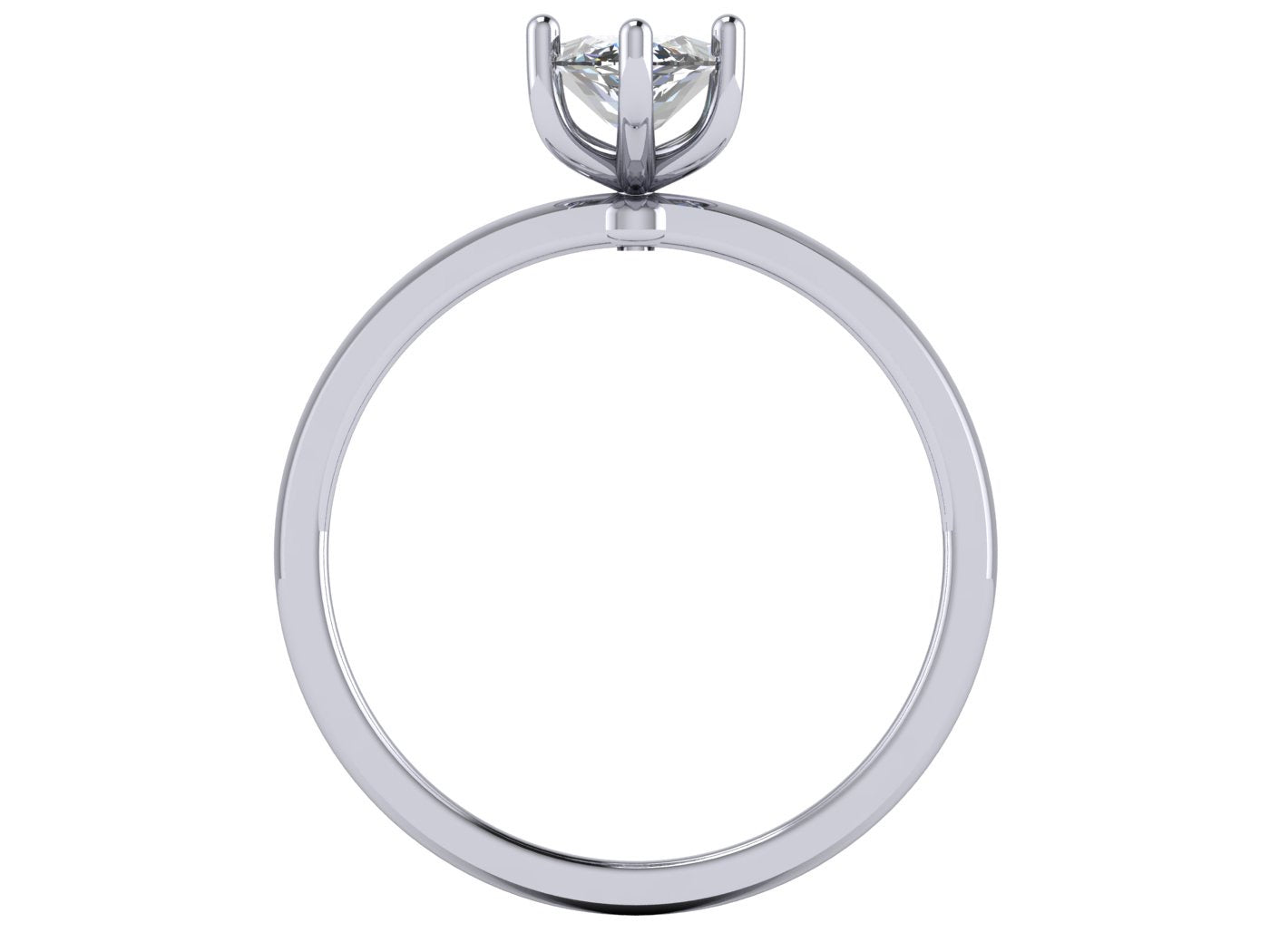 Anillo Malva en Oro corte marquise