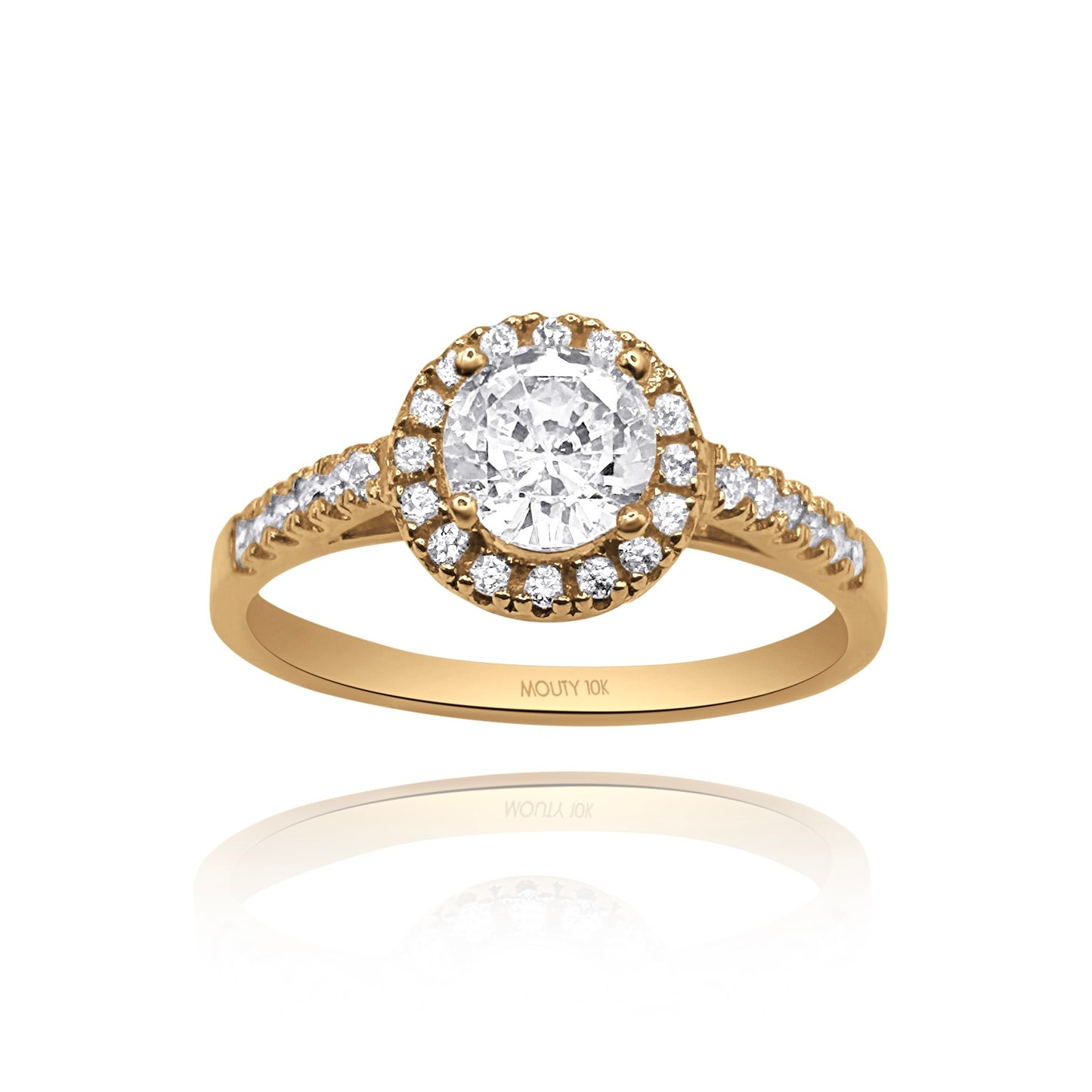 Anillo de compromiso en oro