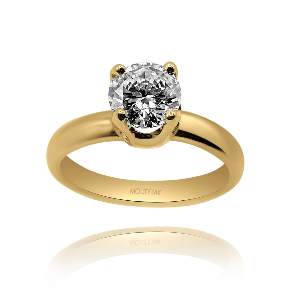 Anillo Isabella en oro 1.00 ct