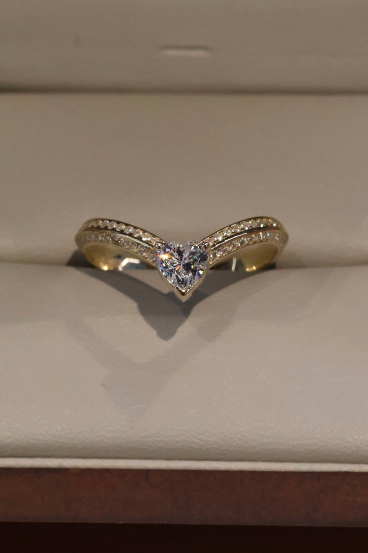 Anillo en Oro 14k con Circonia Mod. 16047