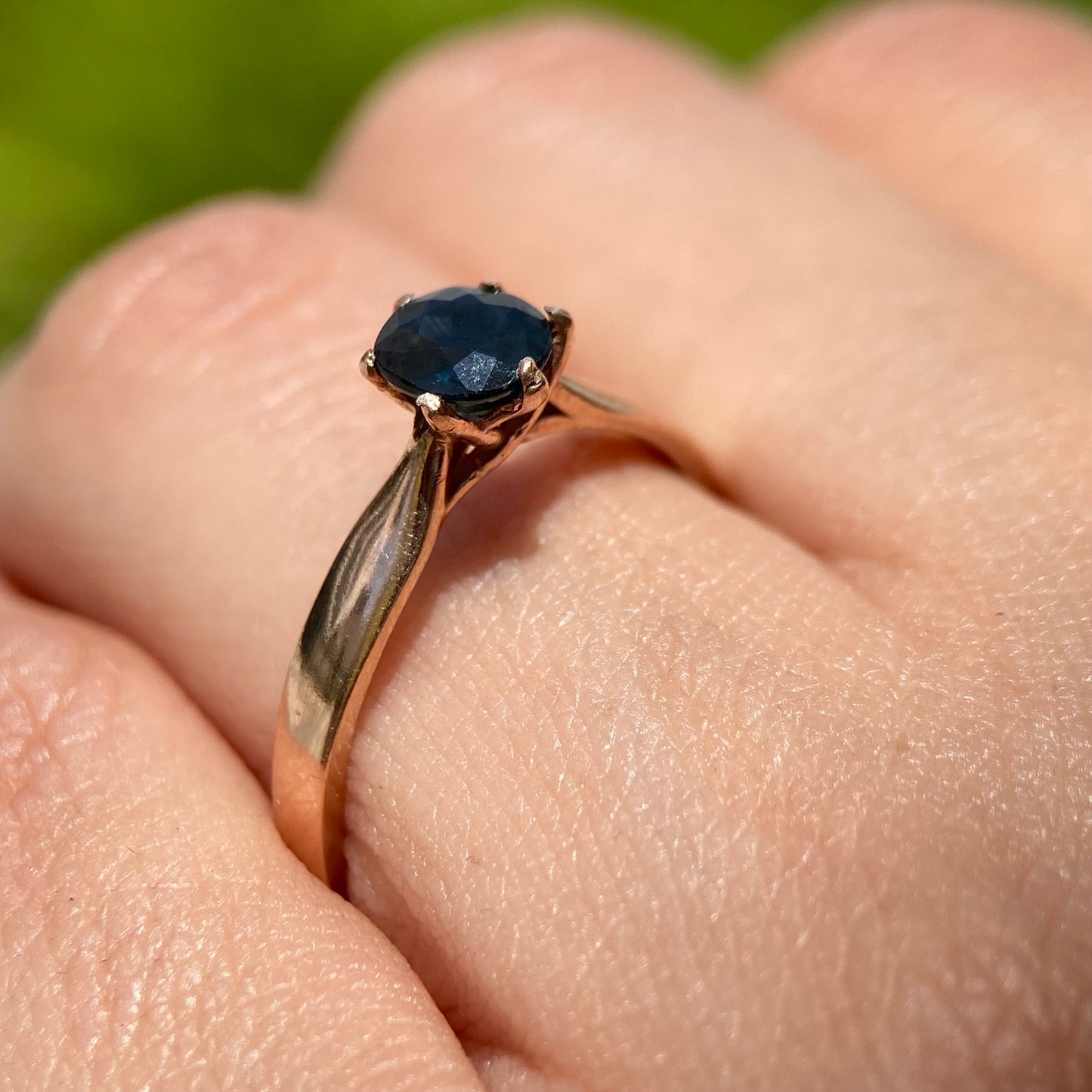 Anillo de compromiso en oro