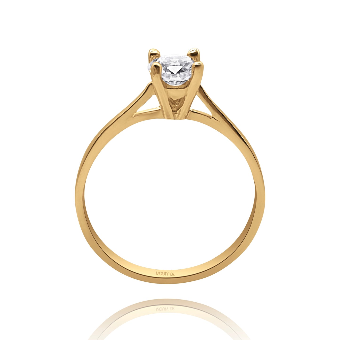 Anillo de compromiso en oro