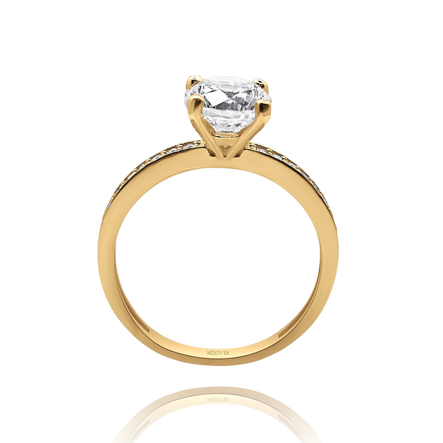 Anillo de compromiso en oro