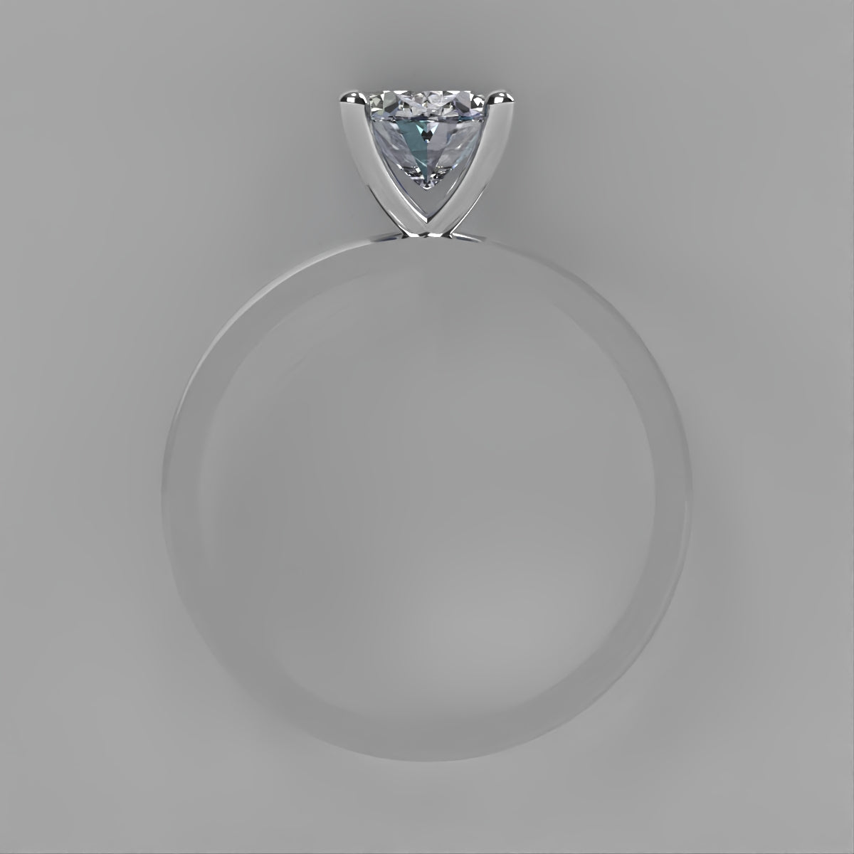 Anillo Cenit en oro corte oval