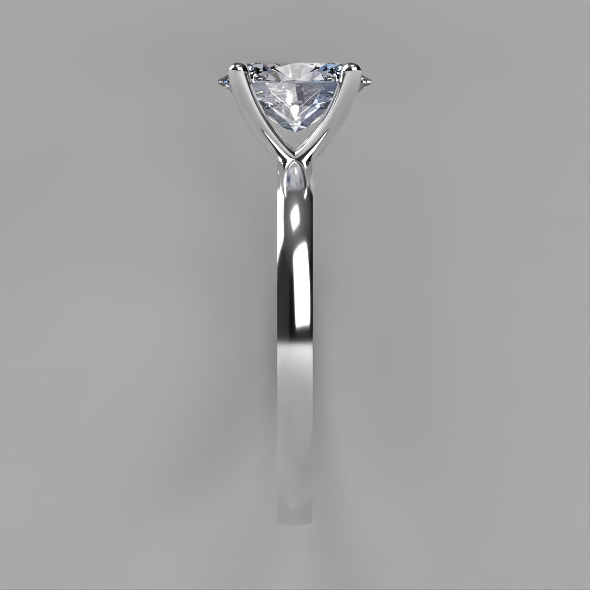 Anillo Cenit en oro corte oval