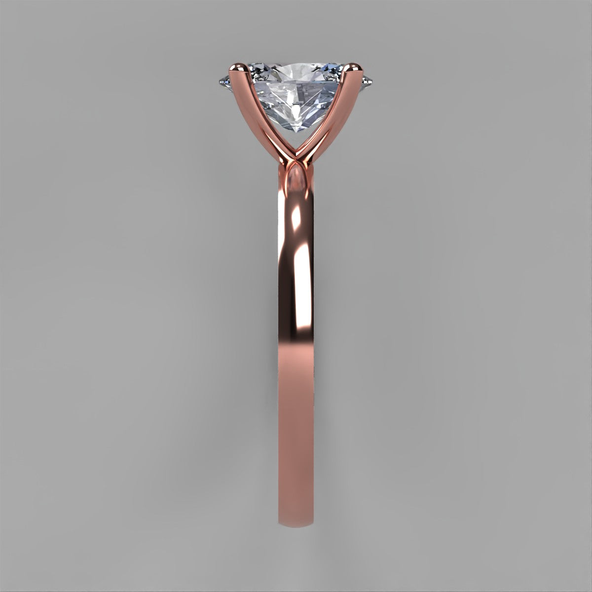 Anillo Cenit en oro corte oval