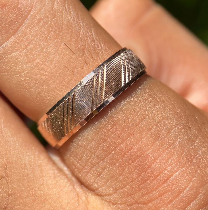 Par de argollas Milan en oro 6mm