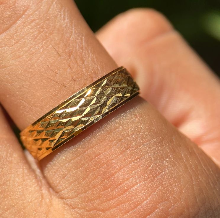 Par de argollas Mateo en oro 6mm