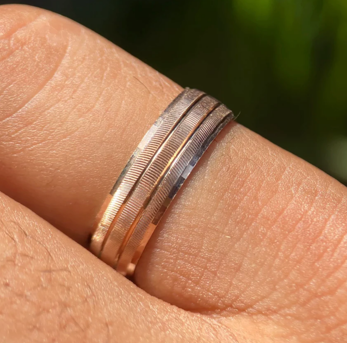 Par de argollas Ethan en oro 6mm