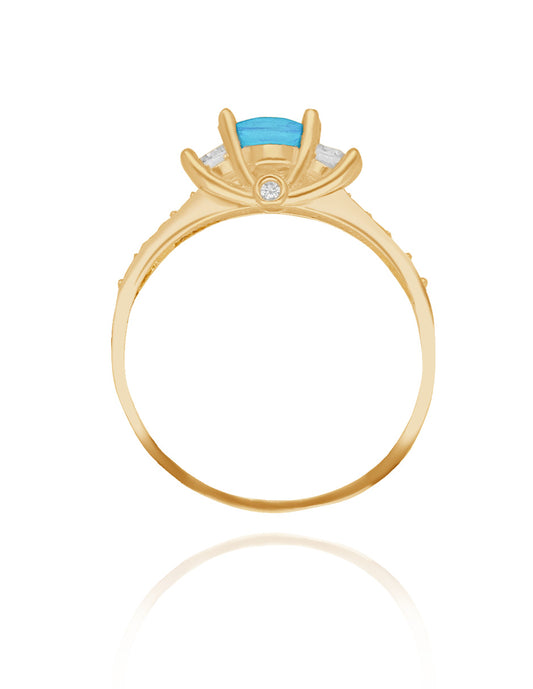 Anillo Cielo en Oro .45ct