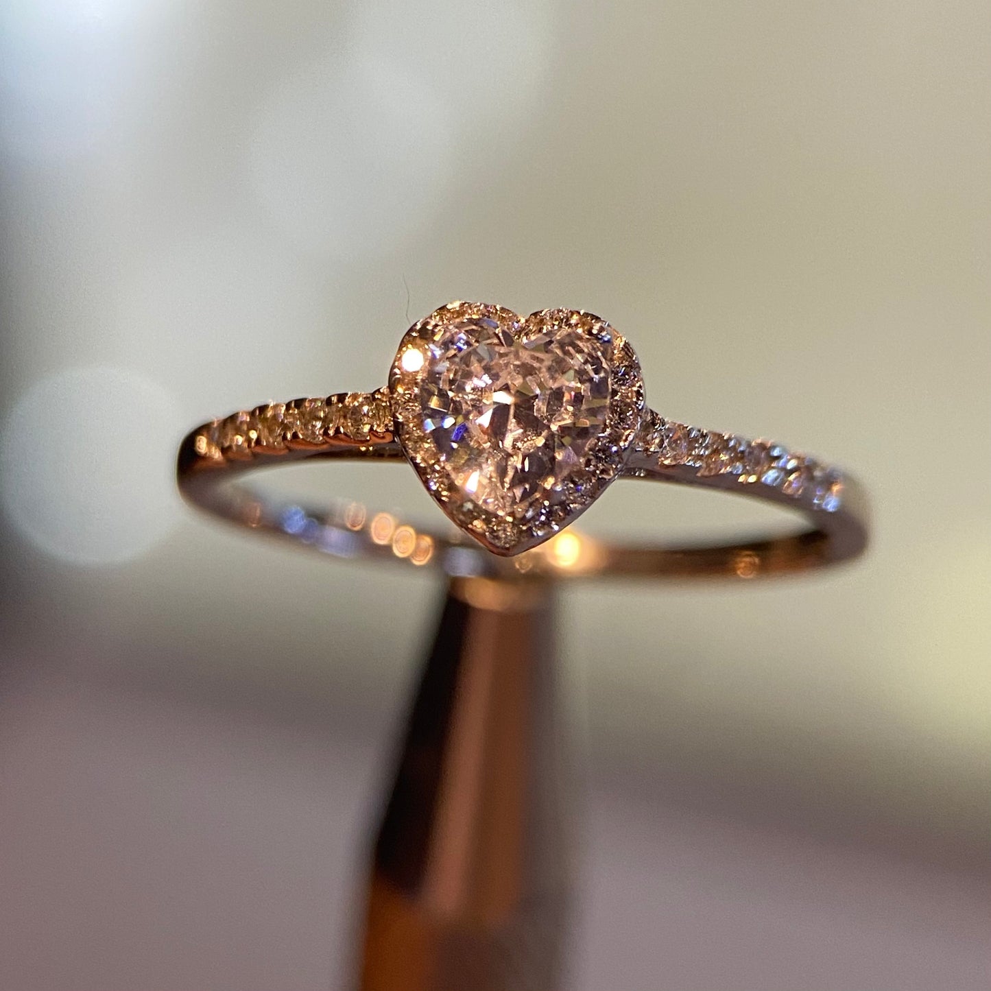 Anillo de compromiso en oro