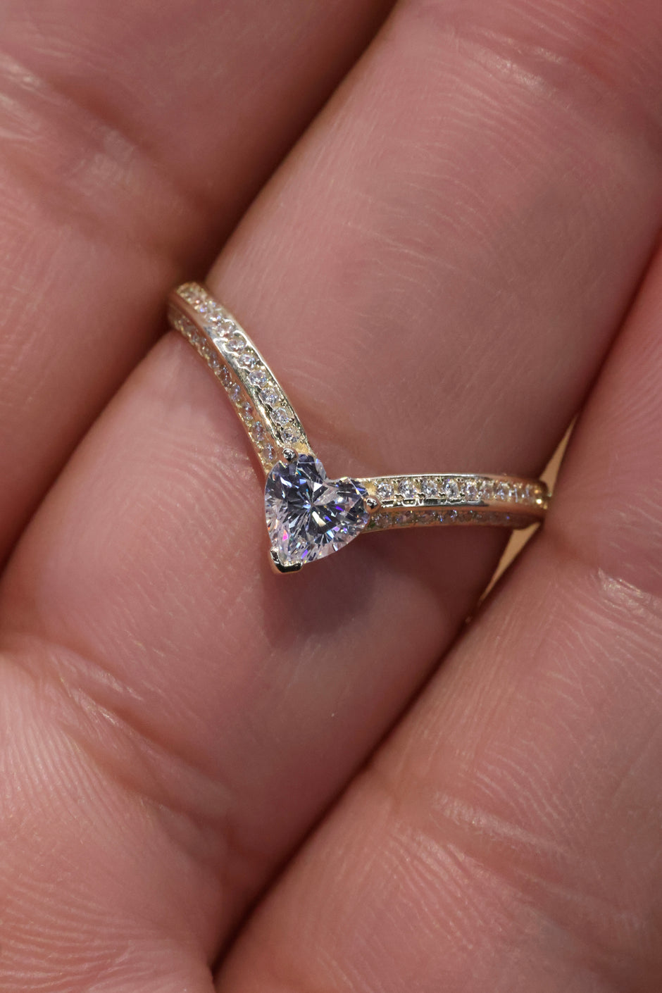 Anillo en Oro 14k con Circonia Mod. 16047