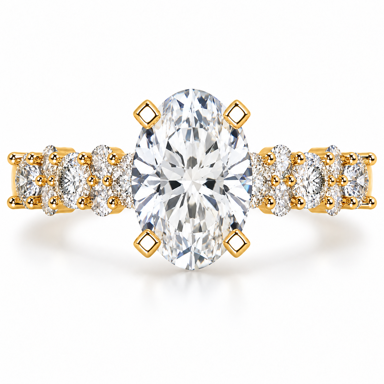 Anillo Danna en oro 18k con diamante de laboratorio IGI