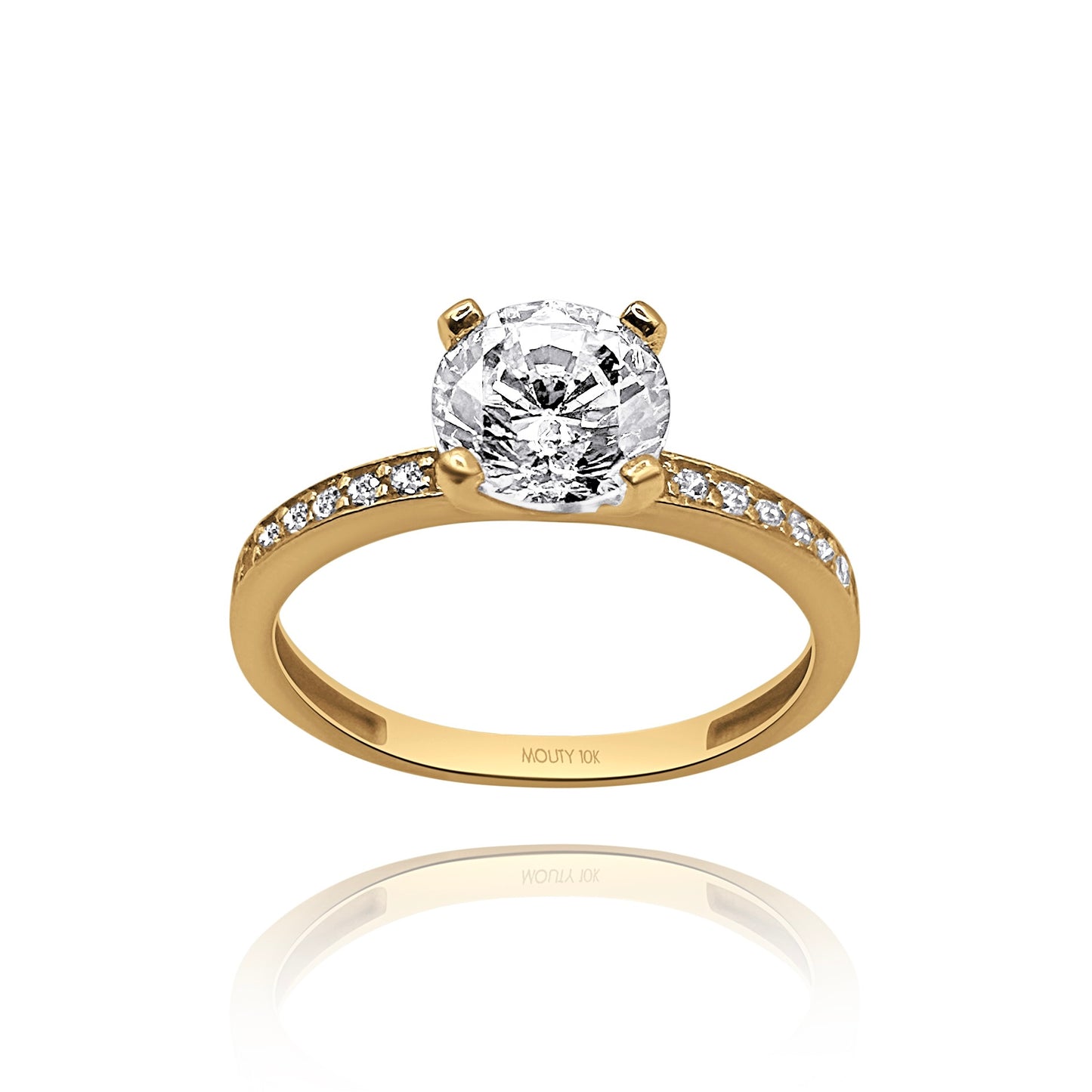 Anillo de compromiso en oro