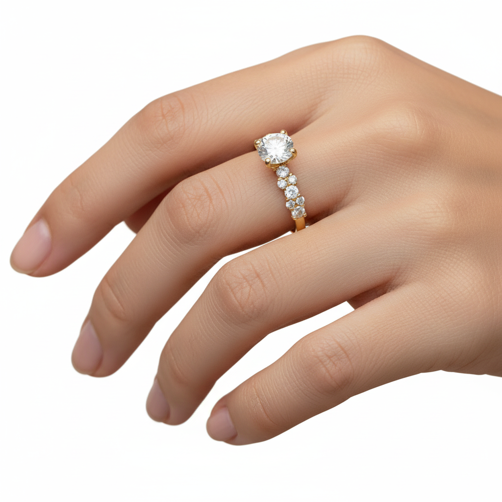 Anillo Danna en oro 1.00 ct