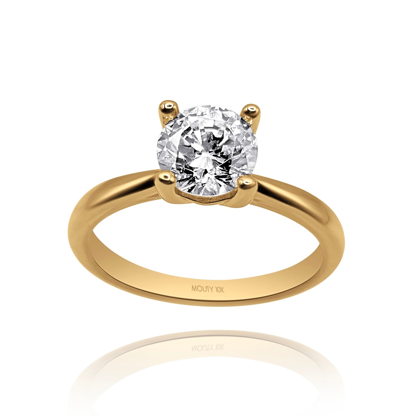 Anillo de compromiso en oro