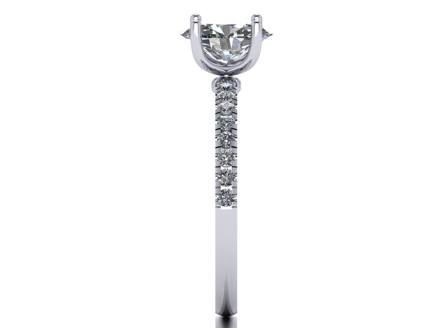 Anillo Val en Oro corte oval