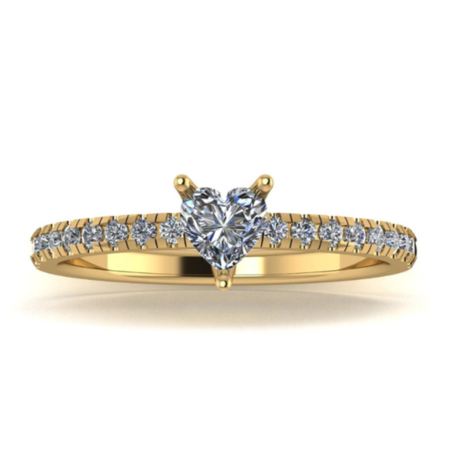 Anillo Amoret en oro .44 ct