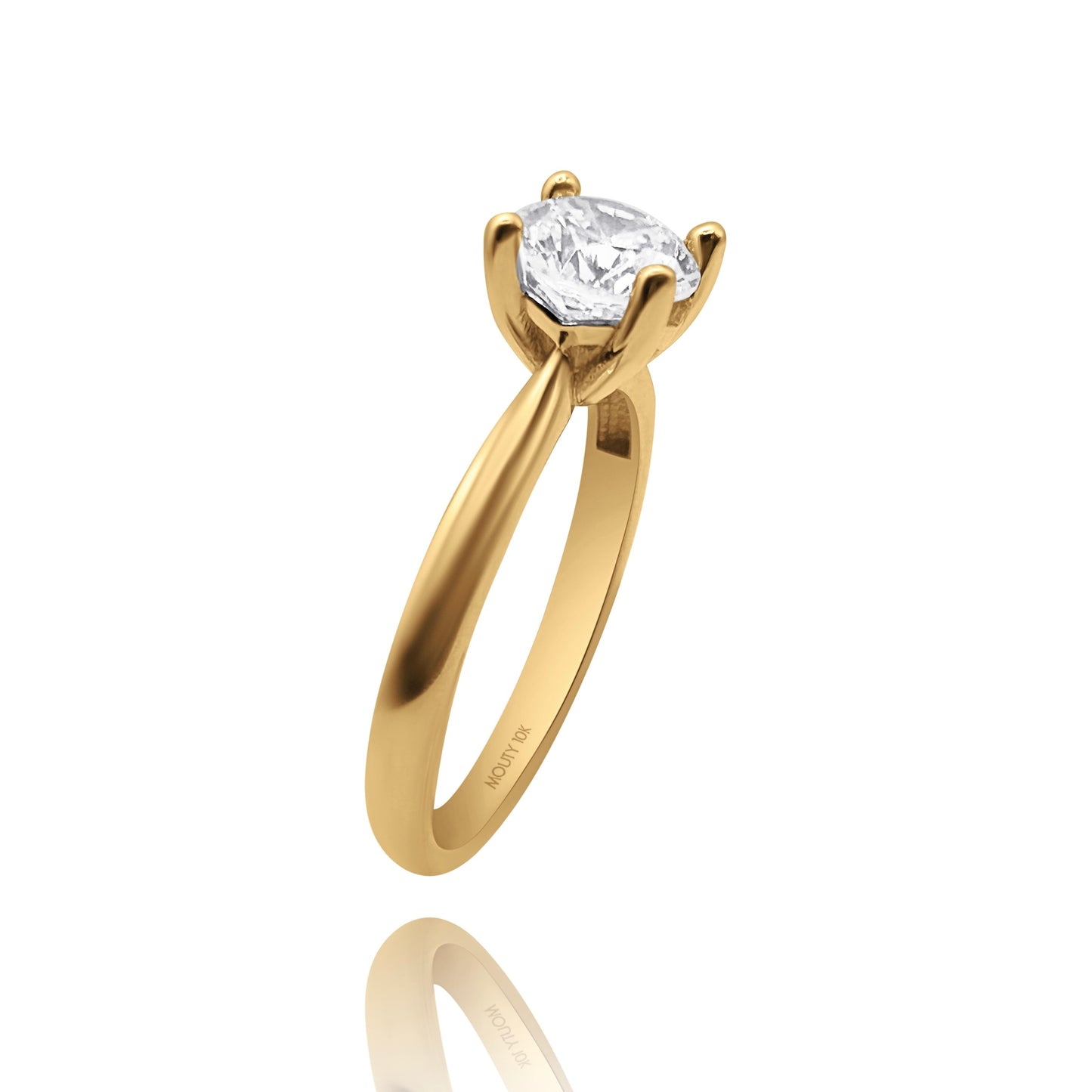 Anillo de compromiso en oro