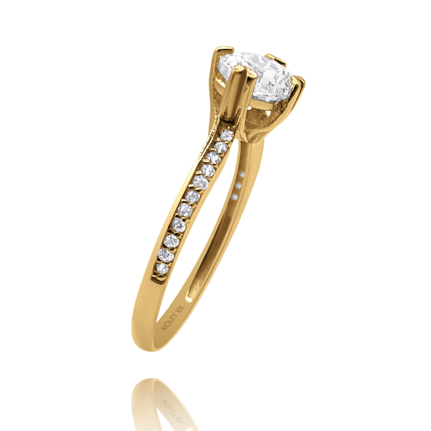 Anillo de compromiso en oro
