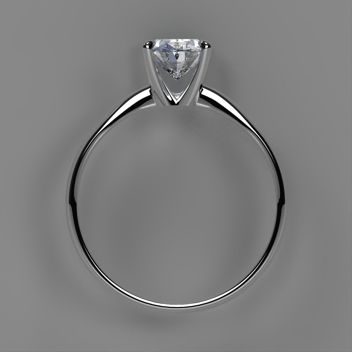 Anillo Emily en oro corte oval