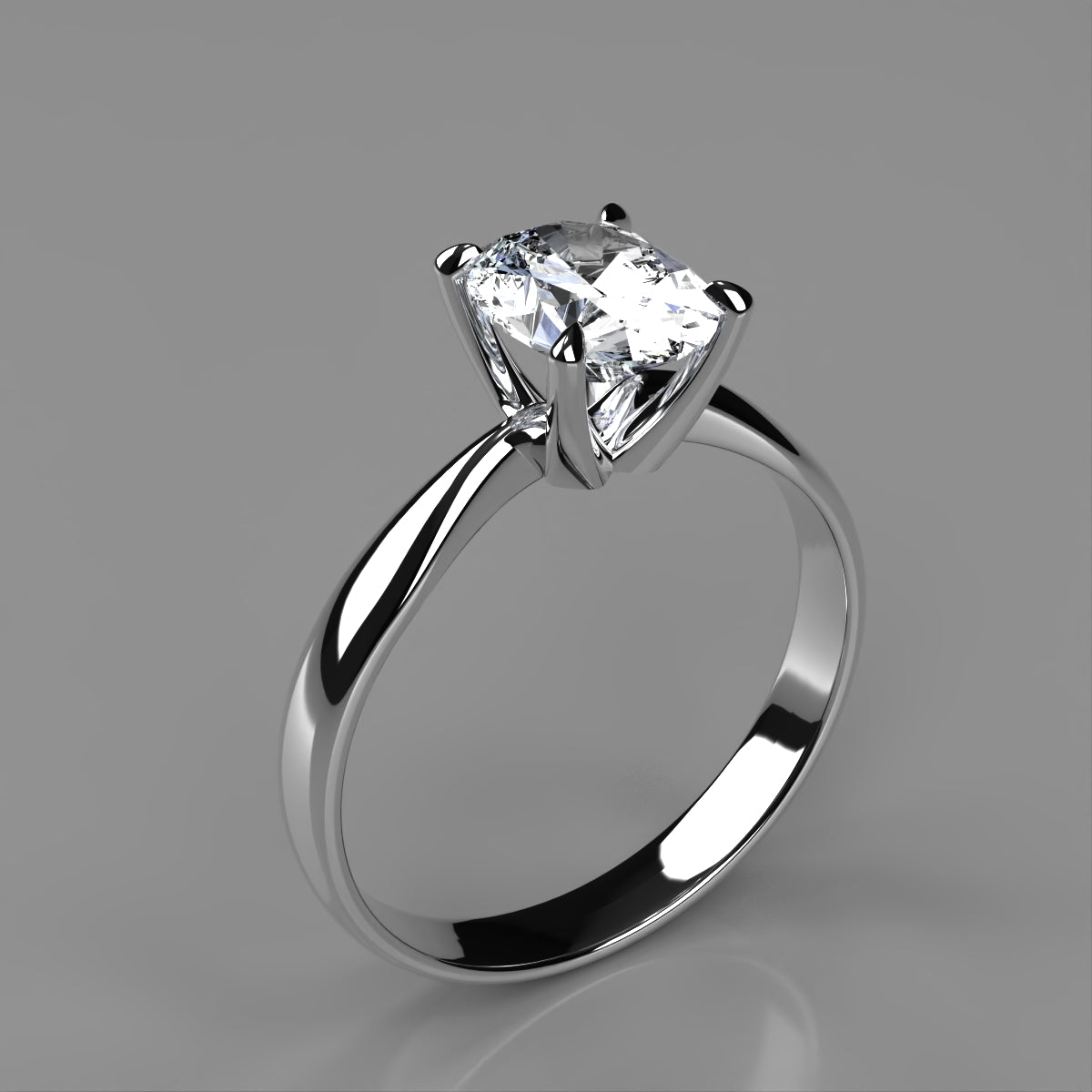 Anillo Emily en oro corte oval