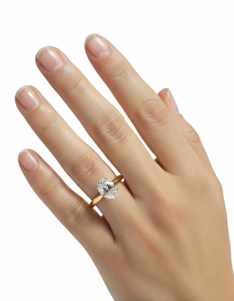 Anillo Emily en oro amarillo 14k