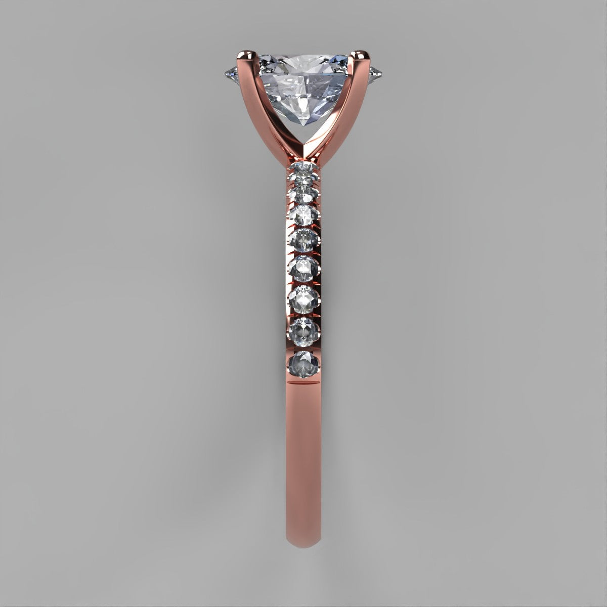 Anillo Meghan en oro corte oval